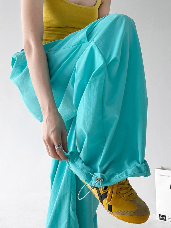 Gathered-Volume Wide-Leg Pants - CT66192 - COPPING THREADS - CT ORIGINALS