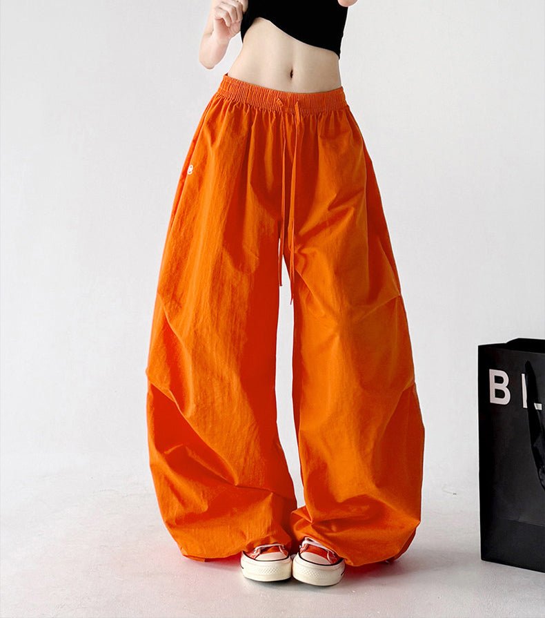 Gathered-Volume Wide-Leg Pants - CT66192 - COPPING THREADS - CT ORIGINALS