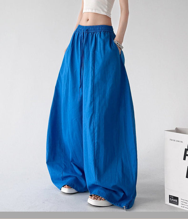 Gathered-Waist Rounded Wide-Leg Pants - CT66133 - COPPING THREADS - CT ORIGINALS