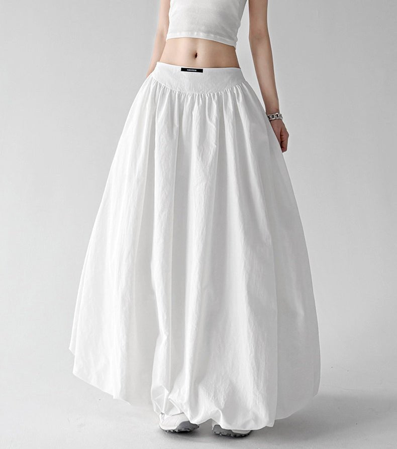 Gathered-Waist Sweeping Maxi Skirt - CT6254 - COPPING THREADS - CT ORIGINALS
