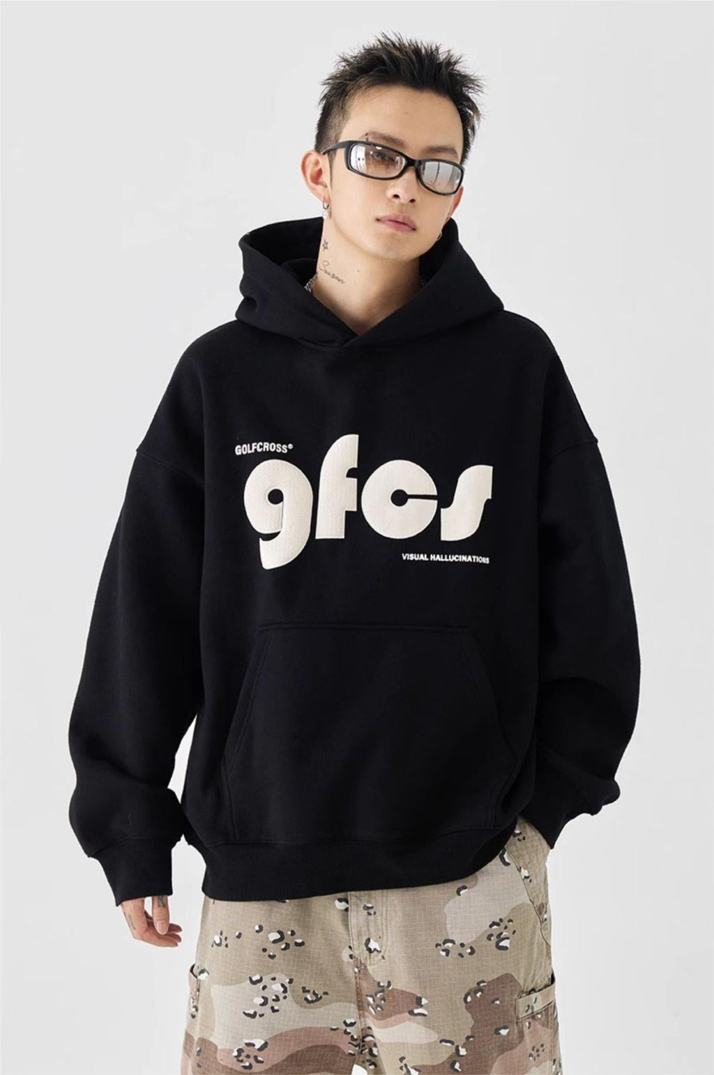 GFCS Letter Puff Print Hoodie - COPPING THREADS - CT Select