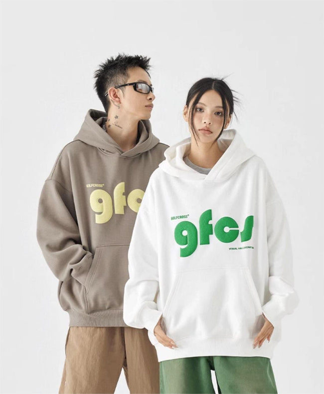 GFCS Letter Puff Print Hoodie - COPPING THREADS - CT Select Hover Image