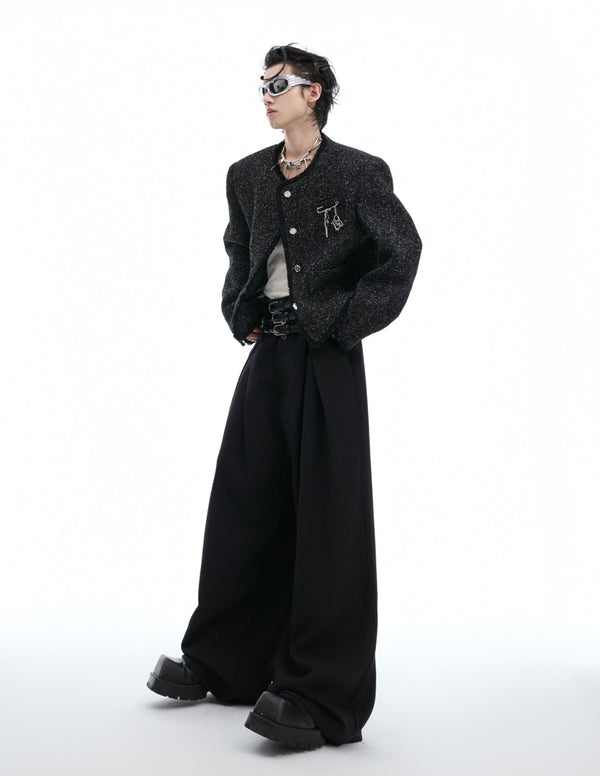 Glossy Textured Luxury Tweed Jacket - COPPING THREADS - ArguE CulturE