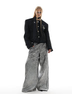 Glossy Textured Luxury Tweed Jacket - COPPING THREADS - ArguE CulturE