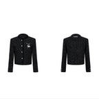 Glossy Textured Luxury Tweed Jacket - COPPING THREADS - ArguE CulturE