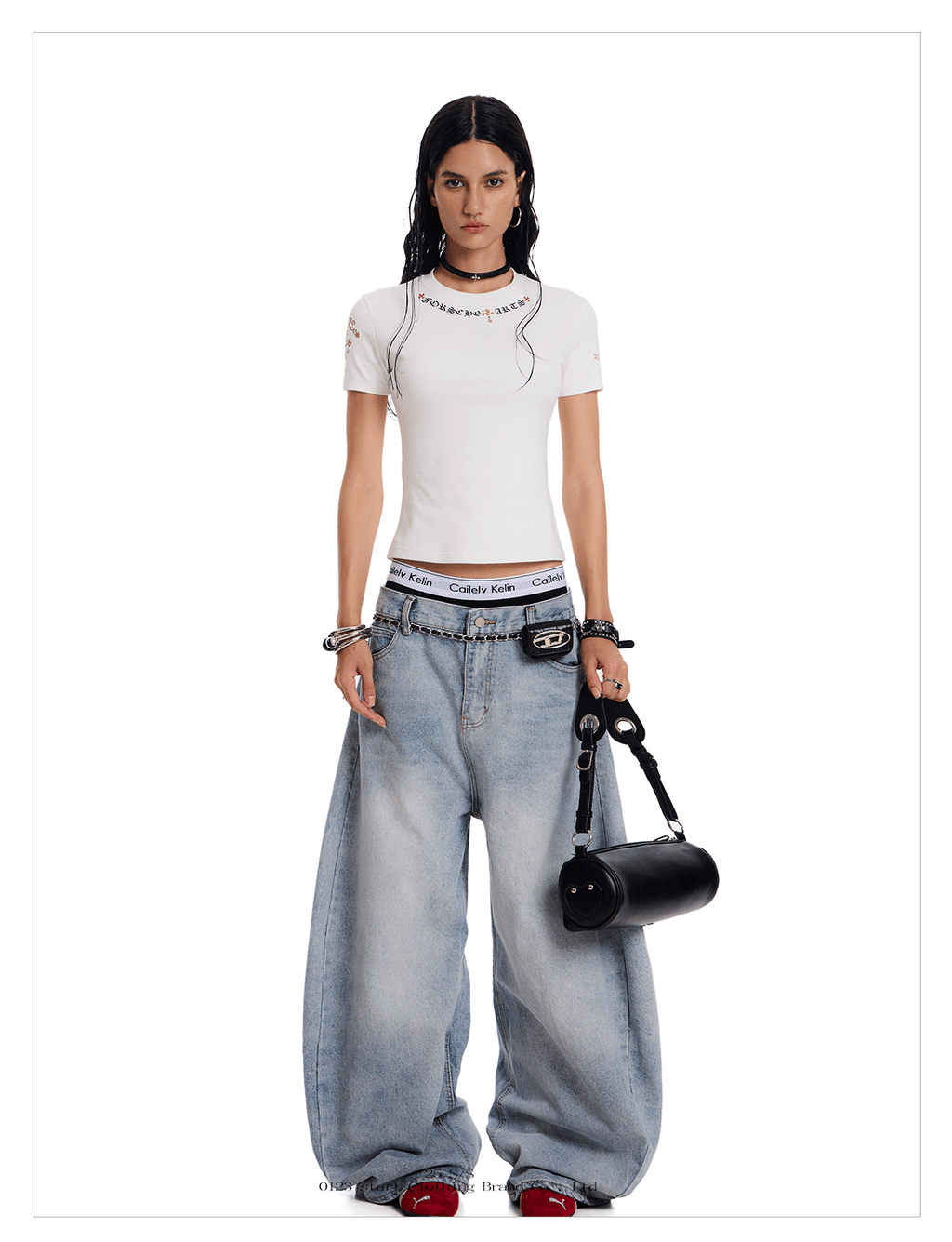 Gothic Cross Fitted Tee - COPPING THREADS - 0123Start