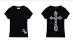 Gothic Cross Graphic Slim Fit Tee - COPPING THREADS - 0123Start