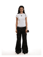 Gothic Cross Logo Fitted Tee - COPPING THREADS - 0123Start