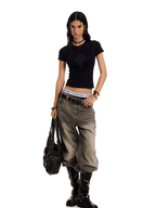 Gothic Cross Slim Fit Tee - COPPING THREADS - 0123Start