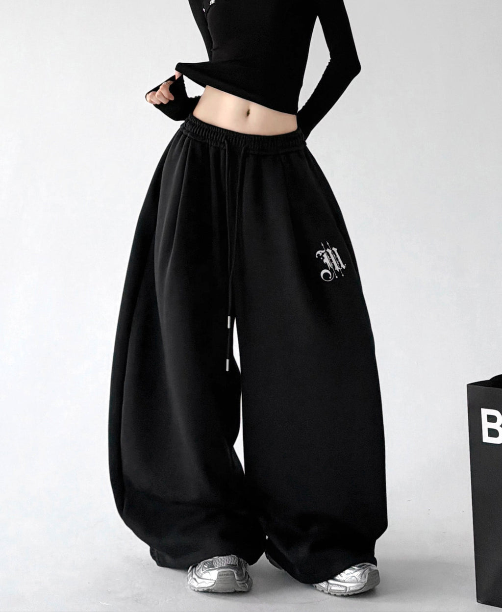 Gothic-Logo Balloon Sweatpants - CT66250 - COPPING THREADS - CT ORIGINALS