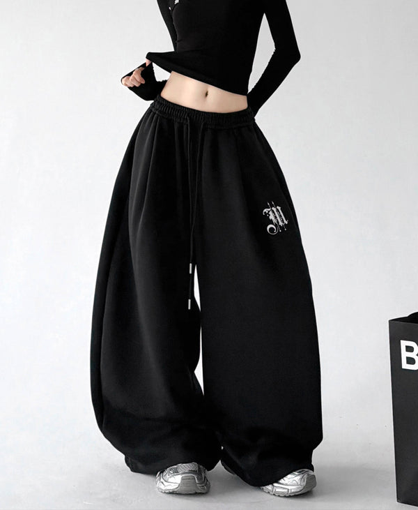 Gothic-Logo Balloon Sweatpants - CT66250 - COPPING THREADS - CT ORIGINALS