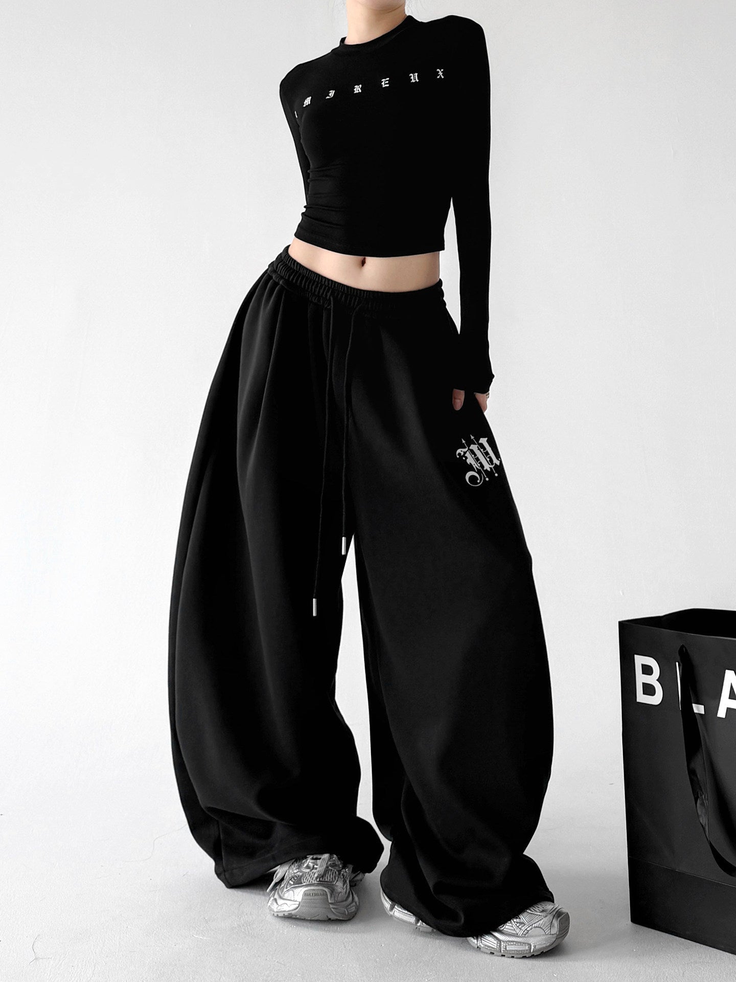 Gothic-Logo Balloon Sweatpants - CT66250 - COPPING THREADS - CT ORIGINALS