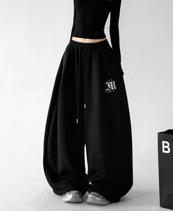 Gothic-Logo Balloon Sweatpants - CT66250 - COPPING THREADS - CT ORIGINALS