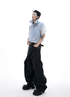 Gradient Pearl Fringe Collar Shirt - COPPING THREADS - ArguE CulturE