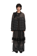 Gradient Plaid Rhinestone Shirt - COPPING THREADS - MOROMORO