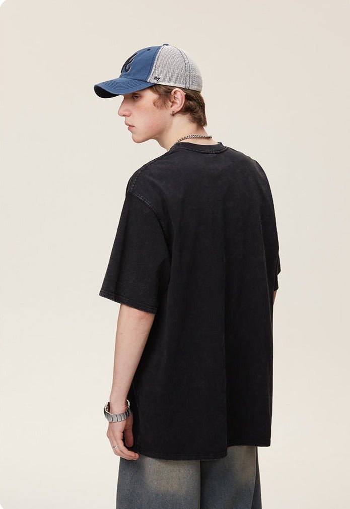 Graffiti Letter Print Tee - COPPING THREADS - CATTEE