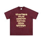Graffiti Letter Print Tee - COPPING THREADS - CATTEE
