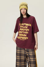 Graffiti Letter Print Tee - COPPING THREADS - CATTEE