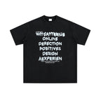 Graffiti Letter Print Tee - COPPING THREADS - CATTEE