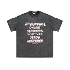 Graffiti Letter Print Tee - COPPING THREADS - CATTEE