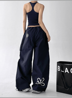 Graffiti Print Wide - Leg Cargo Pants - COPPING THREADS - CT Select