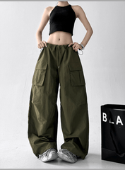 Graffiti Print Wide - Leg Cargo Pants - COPPING THREADS - CT Select