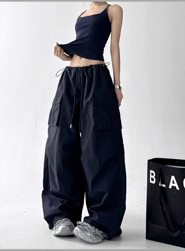 Graffiti Print Wide - Leg Cargo Pants - COPPING THREADS - CT Select