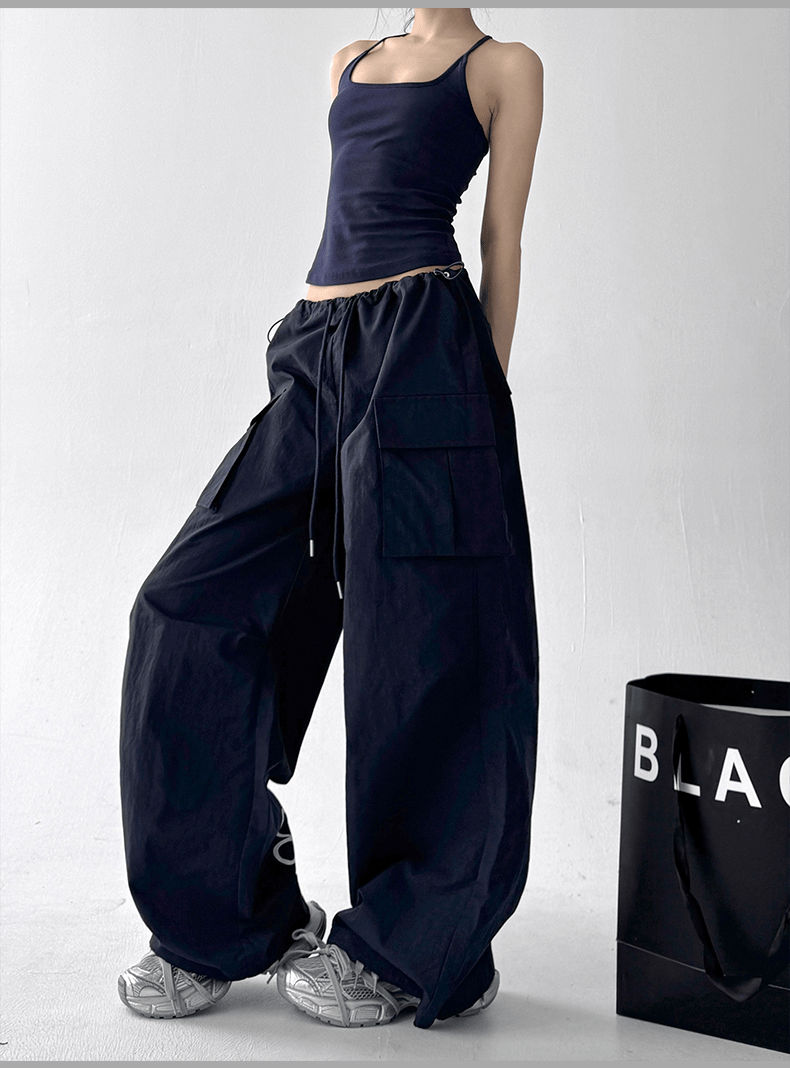 Graffiti Print Wide - Leg Cargo Pants - COPPING THREADS - CT Select