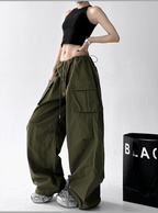 Graffiti Print Wide - Leg Cargo Pants - COPPING THREADS - CT Select