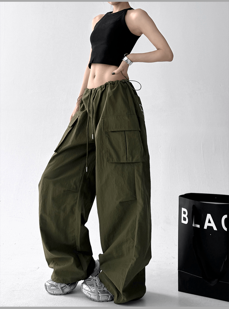 Graffiti Print Wide - Leg Cargo Pants - COPPING THREADS - CT Select