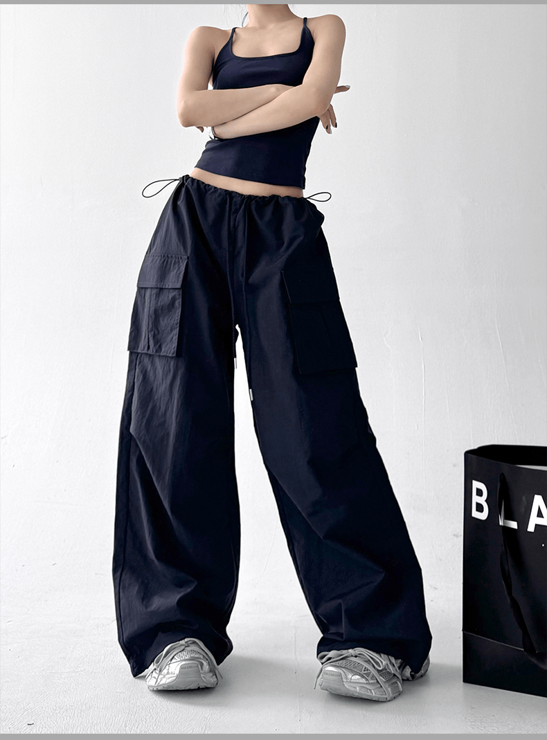 Graffiti Print Wide - Leg Cargo Pants - COPPING THREADS - CT Select