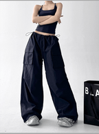 Graffiti Print Wide - Leg Cargo Pants - COPPING THREADS - CT Select