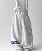 Graphic Drawstring Wide - Leg Sweatpants - COPPING THREADS - CT Select