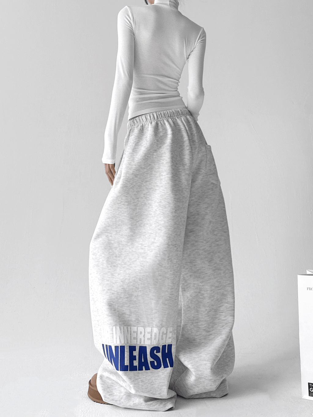 Graphic Drawstring Wide - Leg Sweatpants - COPPING THREADS - CT Select