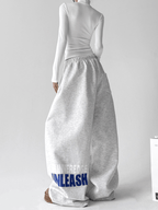 Graphic Drawstring Wide - Leg Sweatpants - COPPING THREADS - CT Select