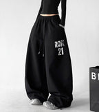 Graphic Wide-Leg Sweatpants - CT66111 - COPPING THREADS - CT Select