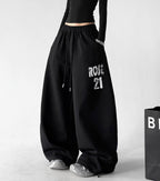 Graphic Wide-Leg Sweatpants - CT66111 - COPPING THREADS - CT Select