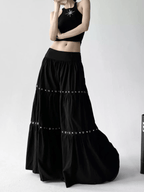 Grommet - Tiered Maxi Skirt - COPPING THREADS - CT Select