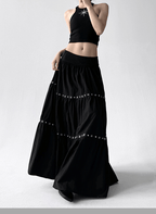 Grommet - Tiered Maxi Skirt - COPPING THREADS - CT Select