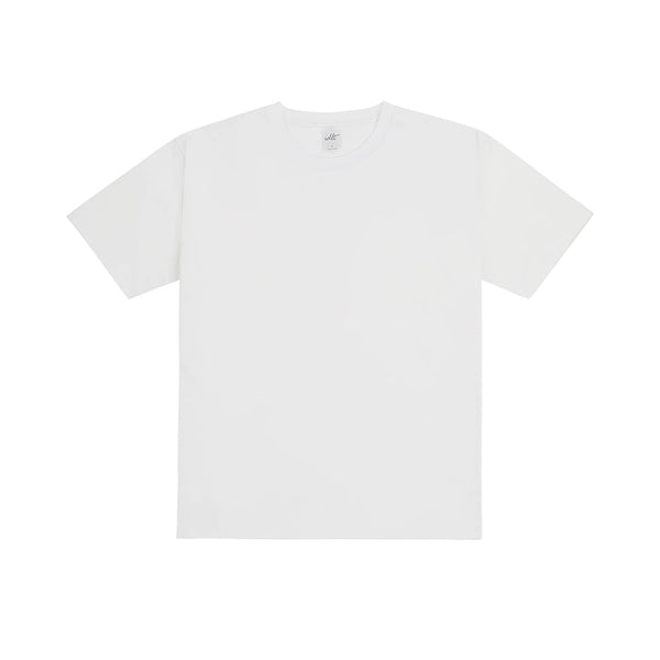 IDLT T-shirt, white front.