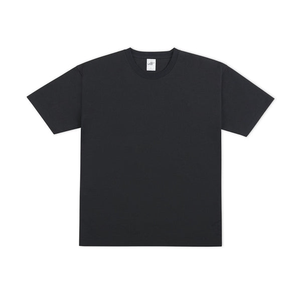 IDLT T-shirt, black front.