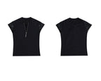 Half - Zip Punk Mesh Tank Top Tee - COPPING THREADS - ArguE CulturE