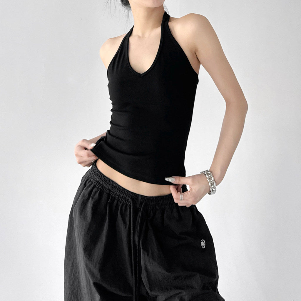 Halter-Neck Fitted Tank - CT6659 - COPPING THREADS - CT ORIGINALS