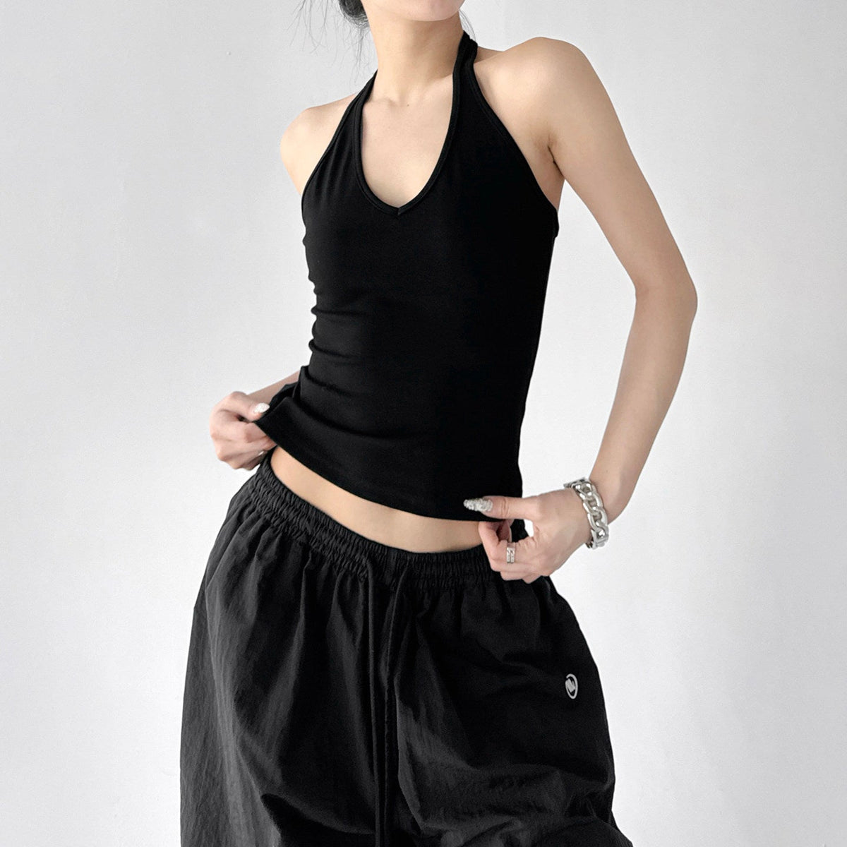 Halter-Neck Fitted Tank - CT6659 - COPPING THREADS - CT ORIGINALS