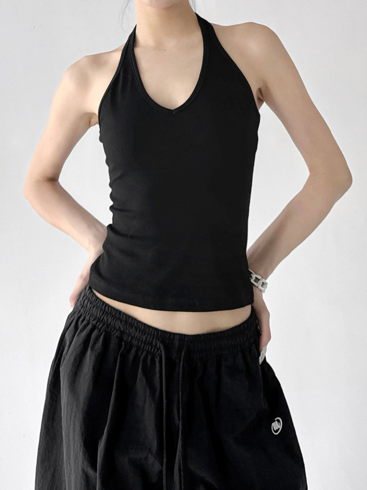 Halter-Neck Fitted Tank - CT6659 - COPPING THREADS - CT ORIGINALS