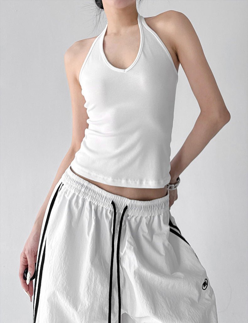 Halter-Neck Fitted Tank - CT6659 - COPPING THREADS - CT ORIGINALS