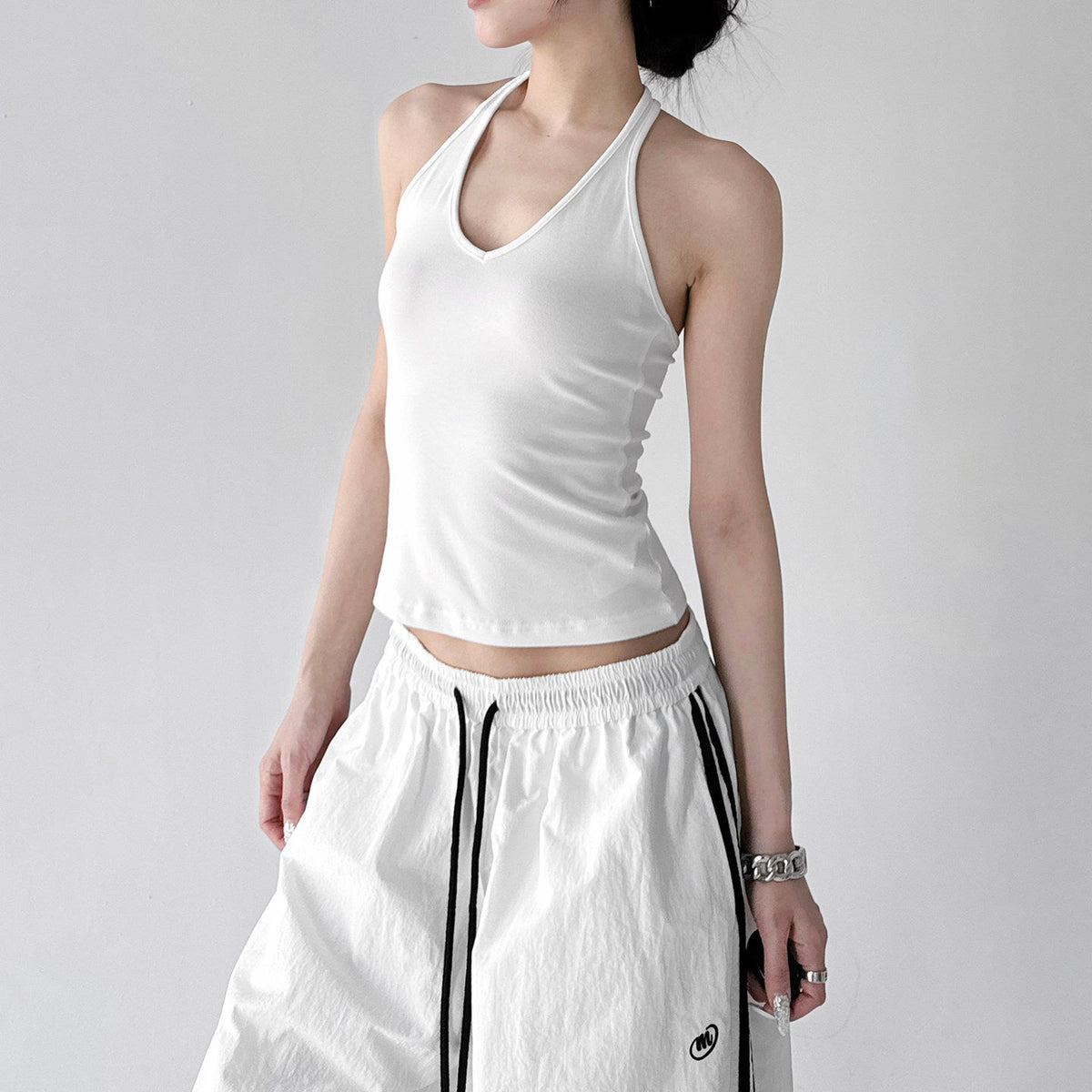 Halter-Neck Fitted Tank - CT6659 - COPPING THREADS - CT ORIGINALS