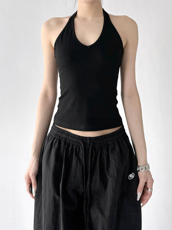 Halter-Neck Fitted Tank - CT6659 - COPPING THREADS - CT ORIGINALS