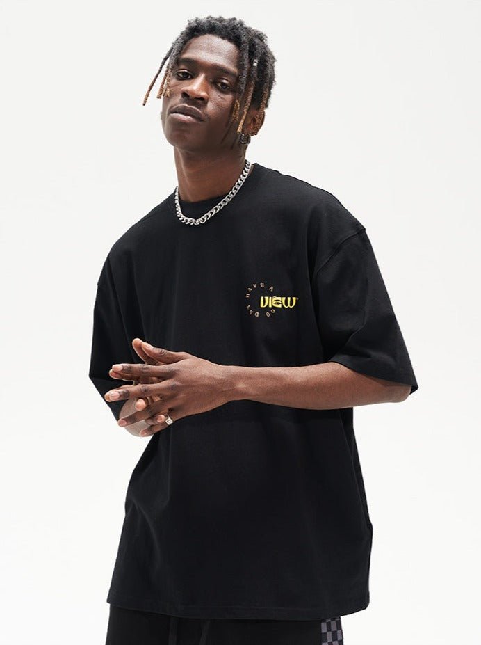 Hand - drawn Afro Puff Foam Print Tee - COPPING THREADS - Harsh and Cruel