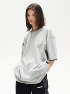 Hand - drawn Afro Puff Foam Print Tee - COPPING THREADS - Harsh and Cruel